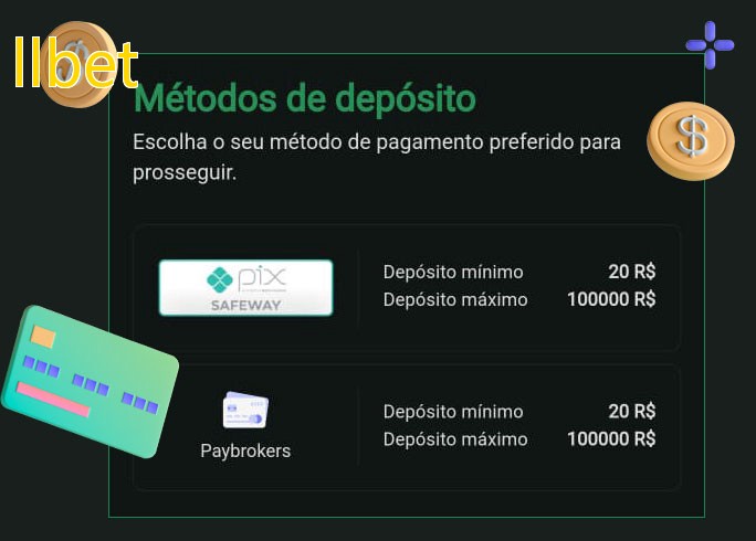 O cassino llbetbet oferece uma grande variedade de métodos de pagamento
